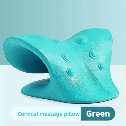 Neck Shoulder Stretcher Relaxer Cervical Chiropractic Traction Device Head Back Relaxer for Pain Relief Cervical Spine Alignment